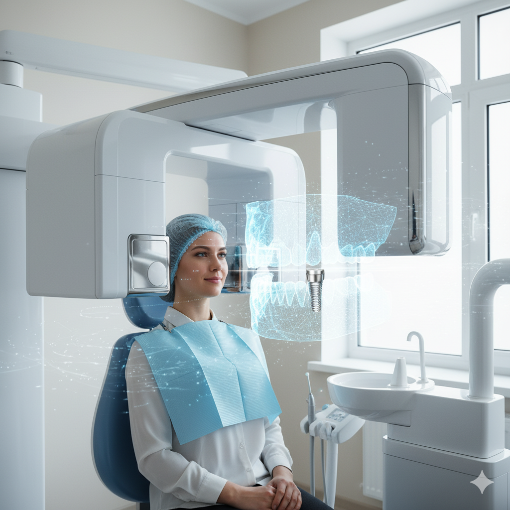 DVT Gerät von der Seite