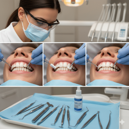 Entfernung weicher Ablagerungen