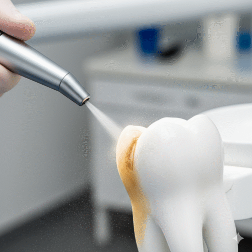 Entfernung von Verfärbungen